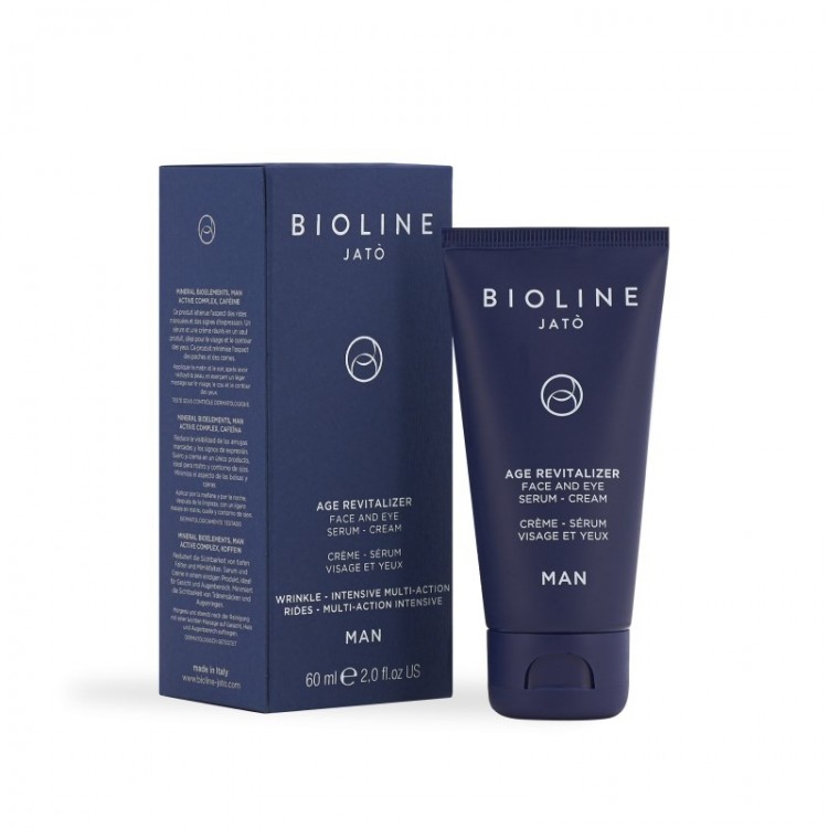 Bioline Jato Man Face and Eye Serum - Cream Wrinkle - Intensive Multi-Action