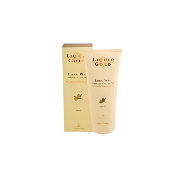 Anna Lotan Liquid Gold Long Way Massage Cream Oil