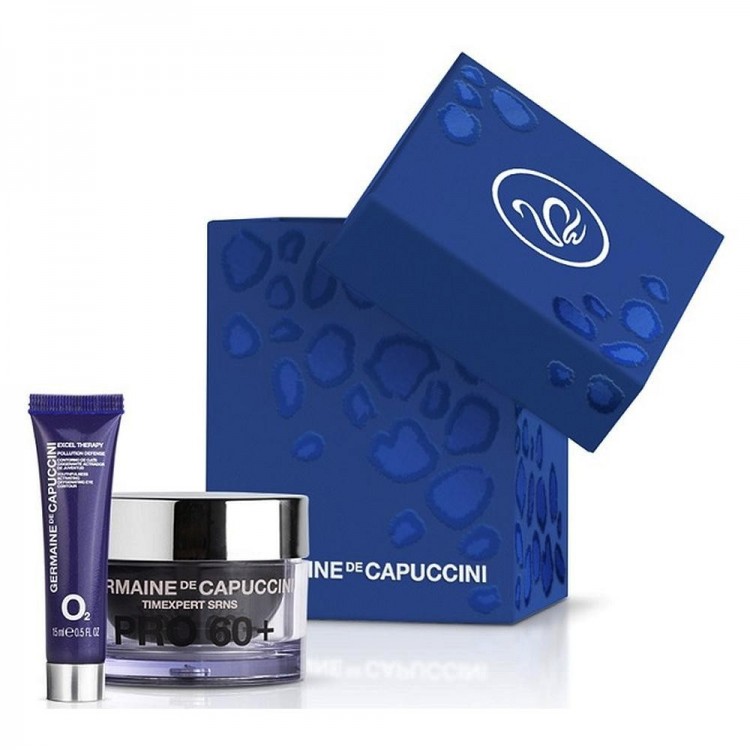 Germaine de Capuccini ZESTAW Timexpert SRNS Pro 60+ Cream + Excel Therapy O2 Eye Contour Cream