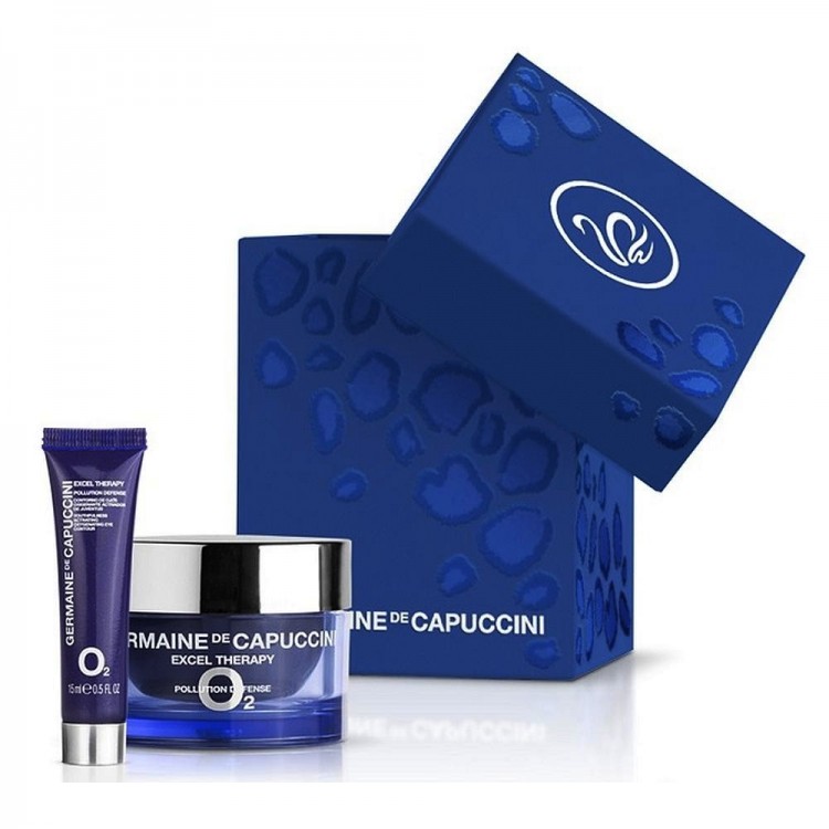 Germaine de Capuccini ZESTAW Excel Therapy O2 Cream + Excel Therapy O2 Eye Contour Cream