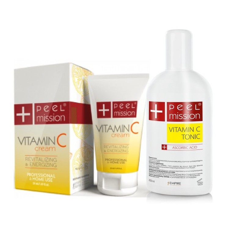 Peel Mission Vitamin C Zestaw Cream + Tonic
