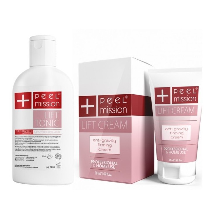 Peel Mission Lift Zestaw Tonic + Cream