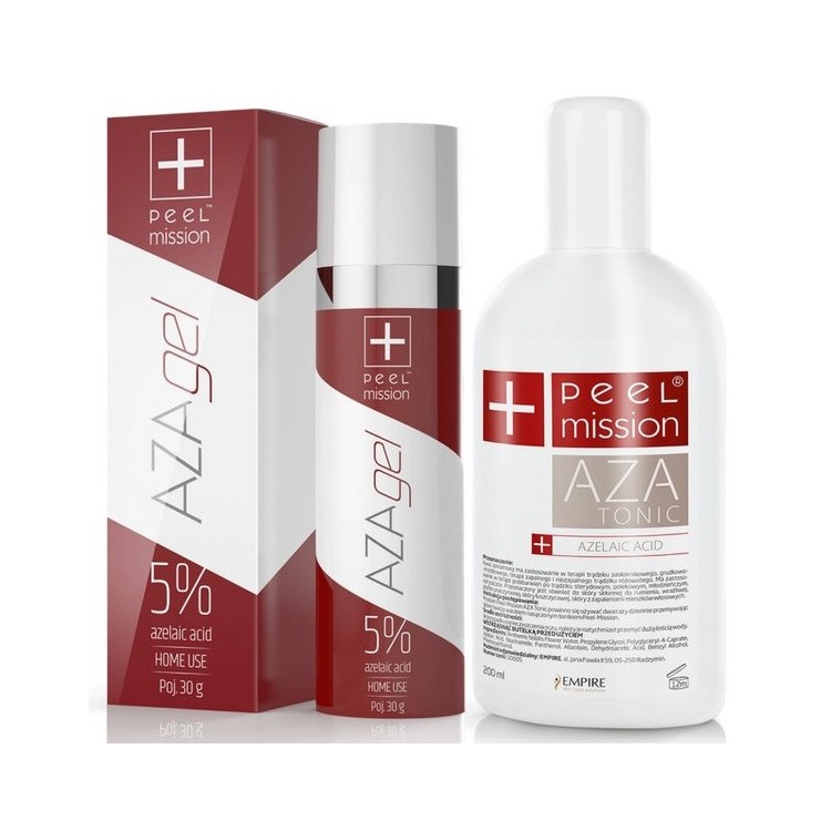 Peel Mission Aza Zestaw Tonic + Gel